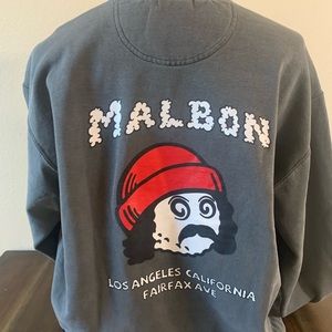 Malbon golf streetwear “Cheech” sweater New w/o tags.  22” pit to pit